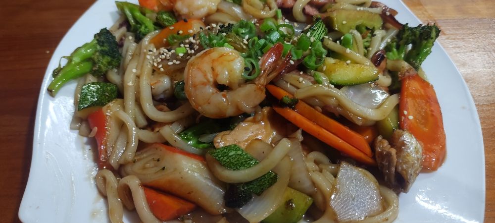 Seafood Noodles 
