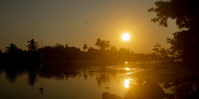 Sunrising Calm Barra Potosi Petatlan 