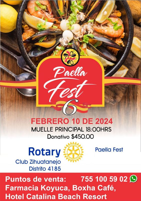 (UPDATED) Paella Fest 6 Zihuatanejo 2024