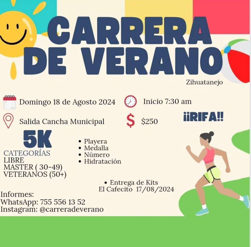 Carrera de Verano Zihuatanejo 2024