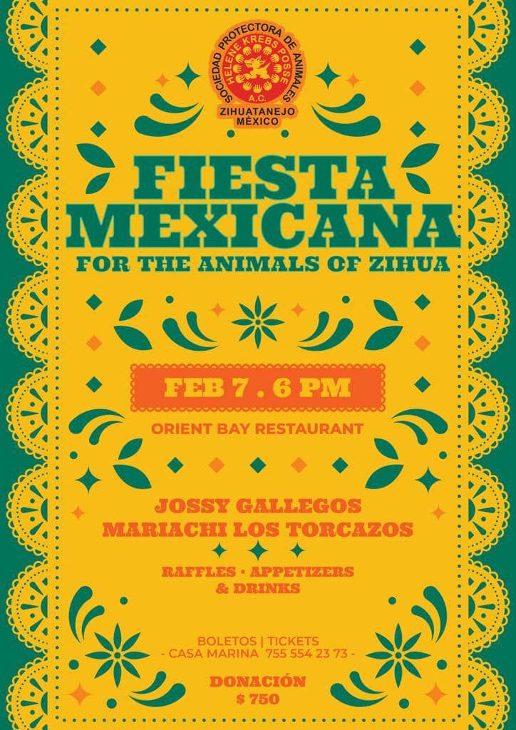 Fiesta Mexicana for the Animals of Zihua