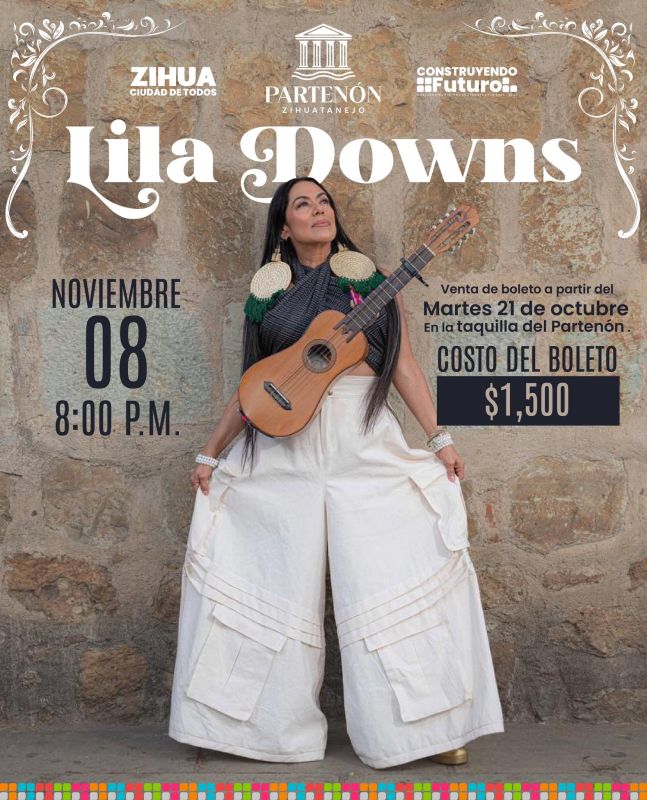 Lila Downs en Zihuatanejo 2025 Nov 8