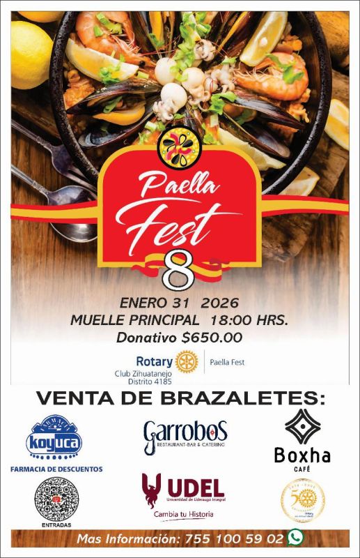 Paella Fest 8 Zihuatanejo 2025