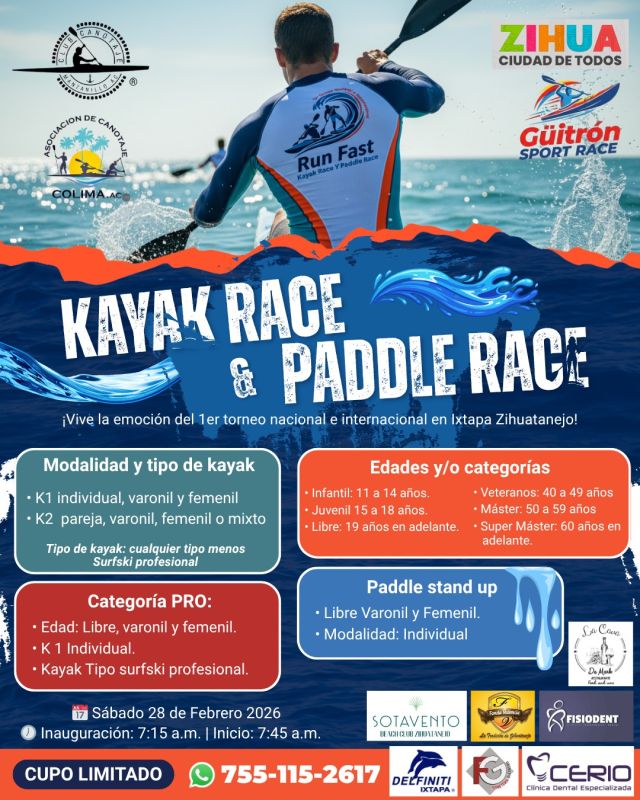 Run Fast - Kayak & Paddle Race
