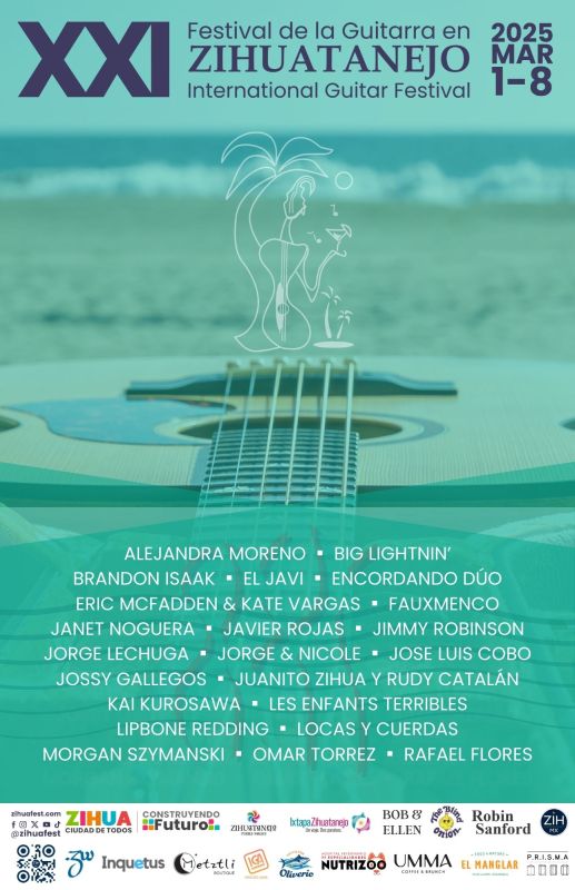XXI Festival Internacional de la Guitarra Zihuatanejo 2025