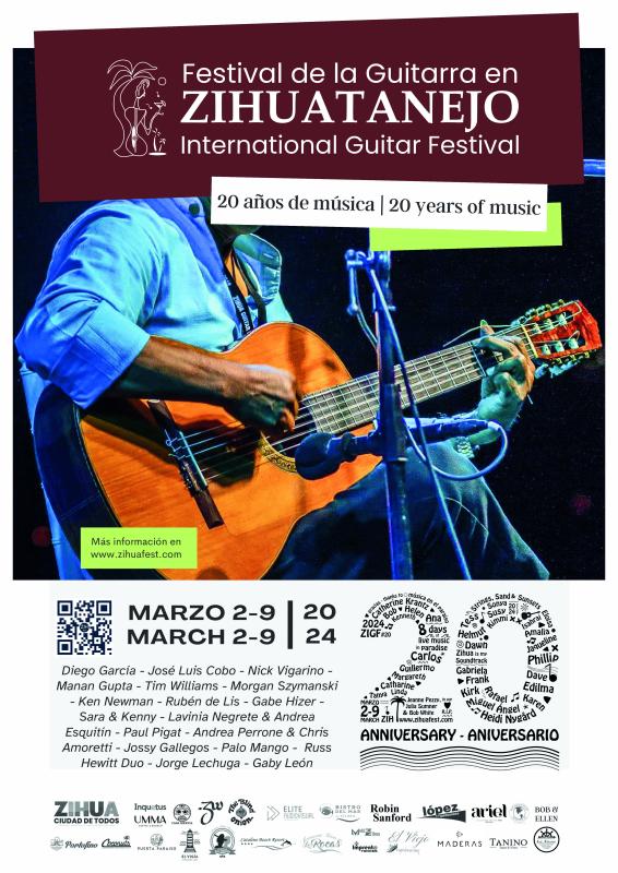 20 Festival Internacional de la Guitarra de Zihuatanejo 2024
